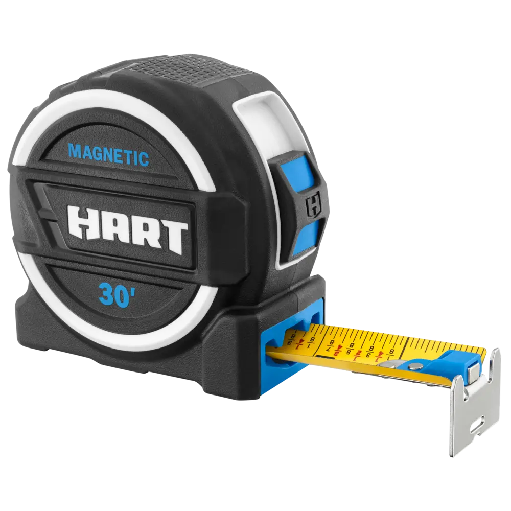 Cinta de medir magnética de calidad profesional de 30' - HART Tools