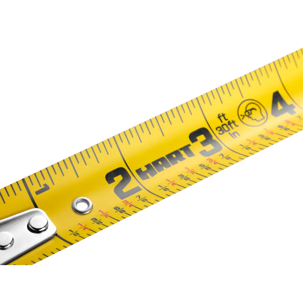 Cinta de medir magnética de calidad profesional de 30' - HART Tools