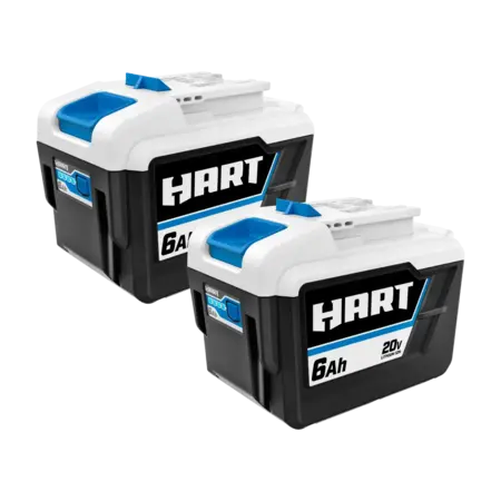 Paquete de 2 baterías HART de 6 Ah y 20 voltios (no incluye cargador)