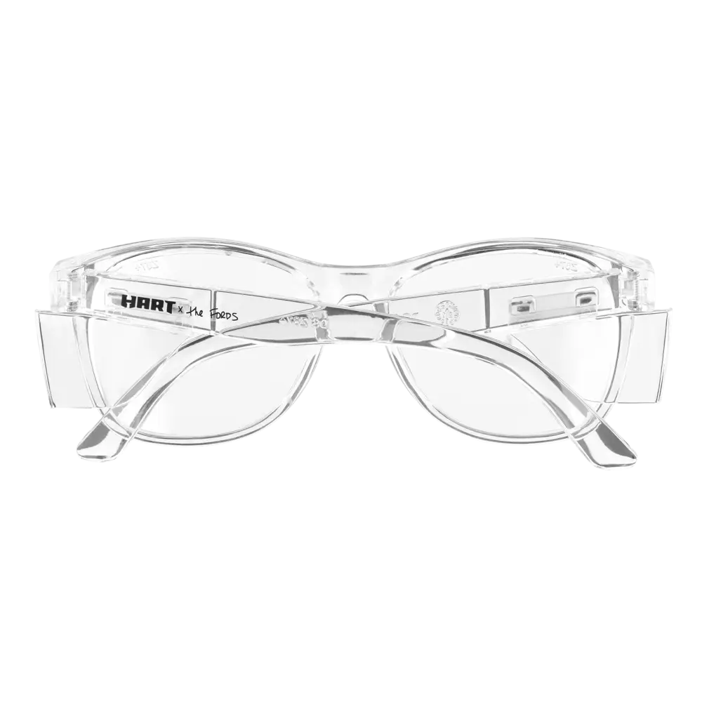 Edición limitada: gafas de seguridad modernas con marco transparente
